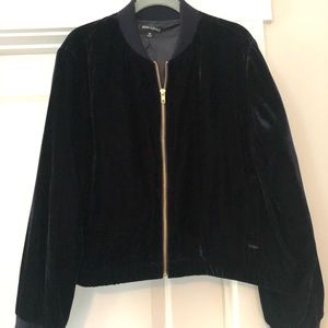 COPY - JCrew navy velvet jacket size XL